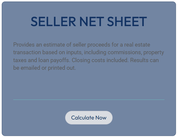 Seller Net Sheet